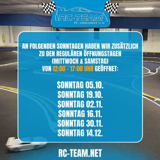 RC Car Rennstrecke Bünde